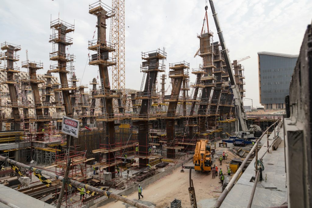 Construcción de una planta industrial