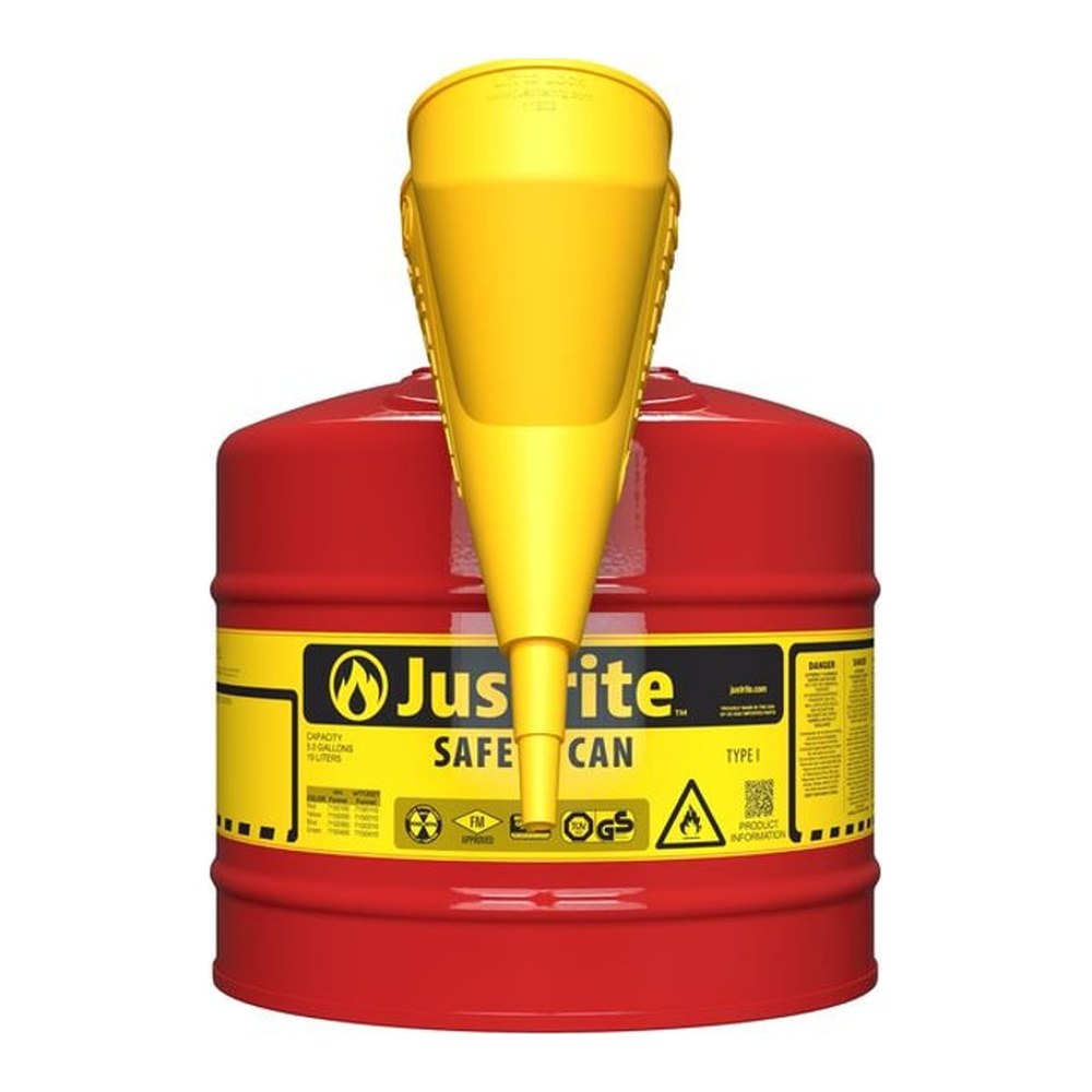 bidón de seguridad Justrite tipo I rojo