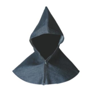 Capucha de mezclilla para soldador