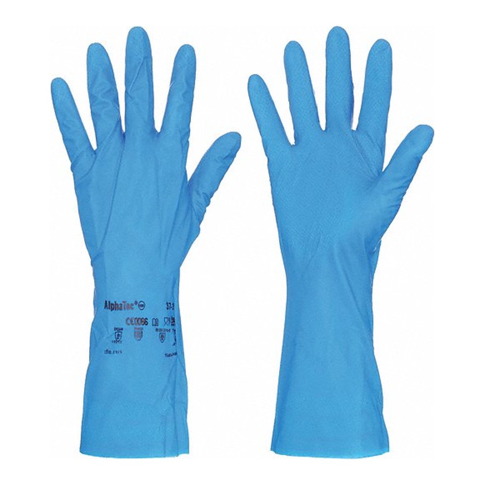 guante Ansell AlphaTec 37-310 de nitrilo azul