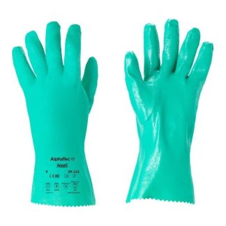 guante Ansell AlphaTec 39-122 de nitrilo verde