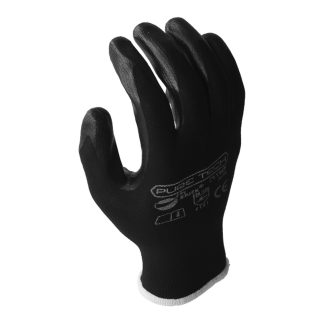 guante Brick 3112 de nitrilo laminado negro