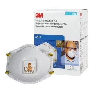 respirador 3M 8511MX N95 con válvula
